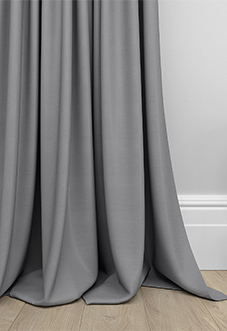 Shima Faux Silk, Platinum - Made to Measure Curtains